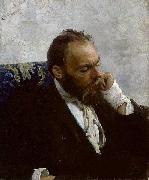 Ilya Repin Portrait of professor Ivanov oil on canvas